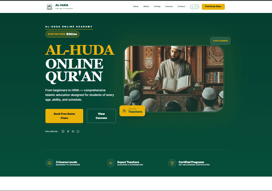 Al-huda Islamic Online Quran